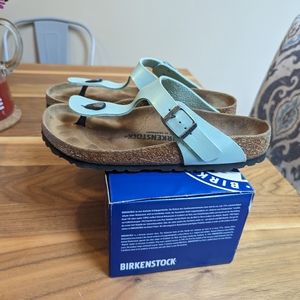 Birkenstock Gizeh teal size 39